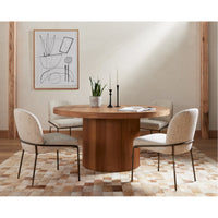 Four Hands Wesson Hudson Round Dining Table - Natural Yukas