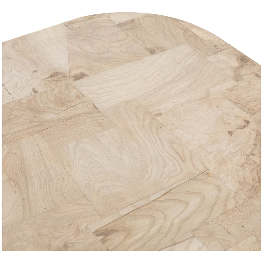 Four Hands Wesson Blanco Coffee Table - Bleached Burl