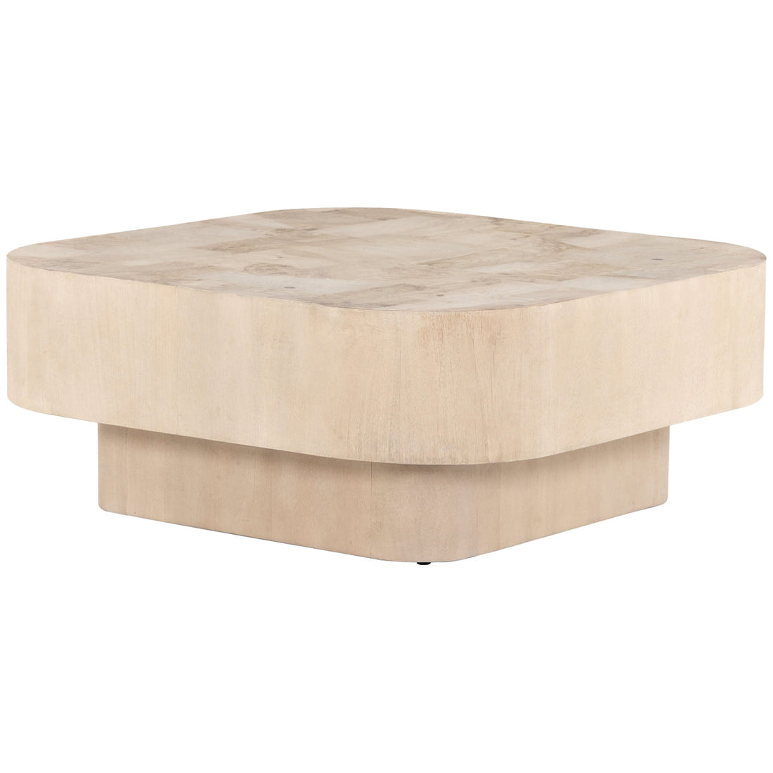 Four Hands Wesson Blanco Coffee Table - Bleached Burl