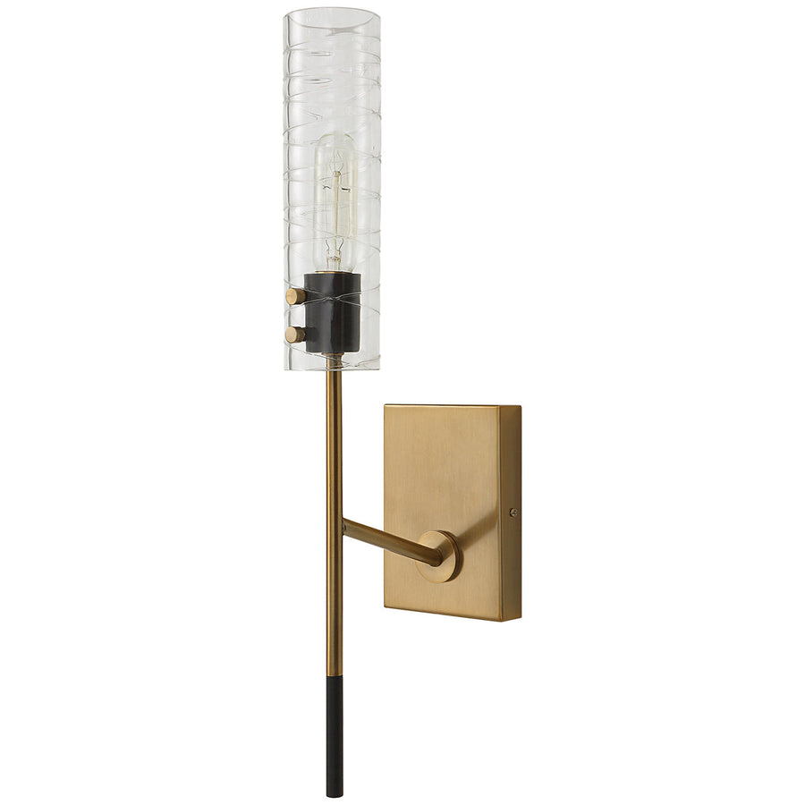 Uttermost Telesto 1-Light Brass Sconce