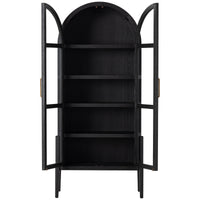 Four Hands Irondale Tolle Cabinet - Drifted Matte Black