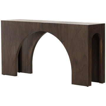Four Hands Wesson Fausto Console Table - Smoked Guanacaste