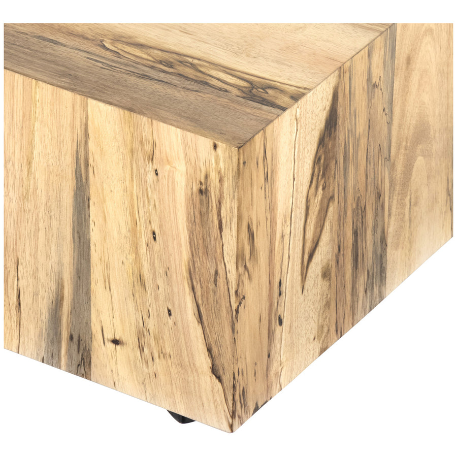 Four Hands Wesson Hudson Rectangle Coffee Table - Spalted Primavera