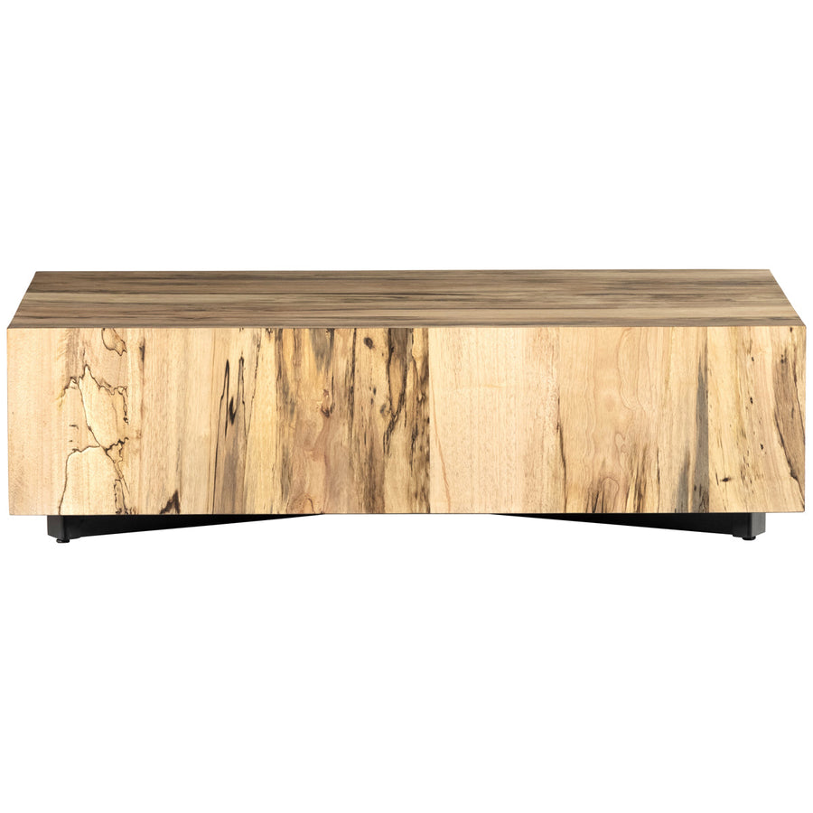 Four Hands Wesson Hudson Rectangle Coffee Table - Spalted Primavera