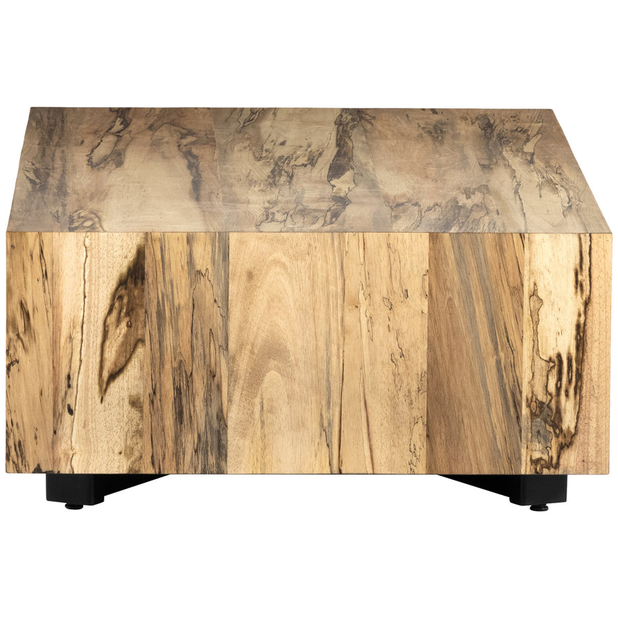 Four Hands Wesson Hudson Rectangle Coffee Table - Spalted Primavera