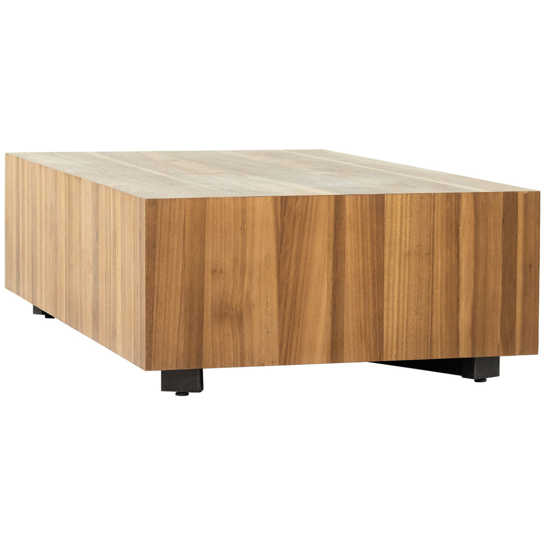 Four Hands Wesson Hudson Rectangle Coffee Table - Natural Yukas