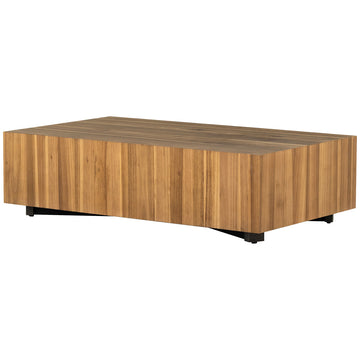 Four Hands Wesson Hudson Rectangle Coffee Table - Natural Yukas