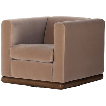 Four Hands Norwood Elizabeth Swivel Chair - Surrey Taupe