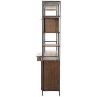 Four Hands Fulton Trey Modular Wall Desk with 2 Bookcases