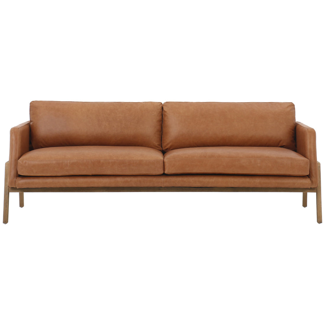 Four Hands Kensington Diana 84-Inch Leather Sofa