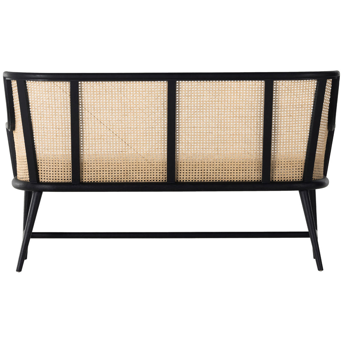 Four Hands Irondale Walter Accent Bench - Drifted Matte Black