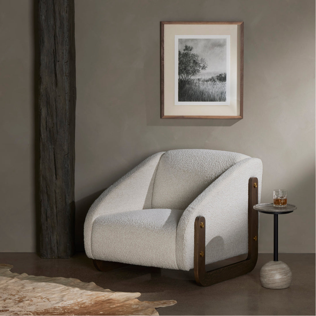 Four Hands Irondale Bevan Chair - Knoll Natural