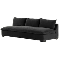 Four Hands Atelier Grant Armless Sofa - Henry Charcoal
