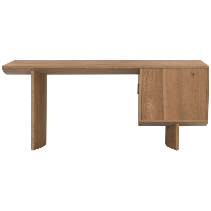 Four Hands Barton Pickford Desk - Dusted Oak Veneer