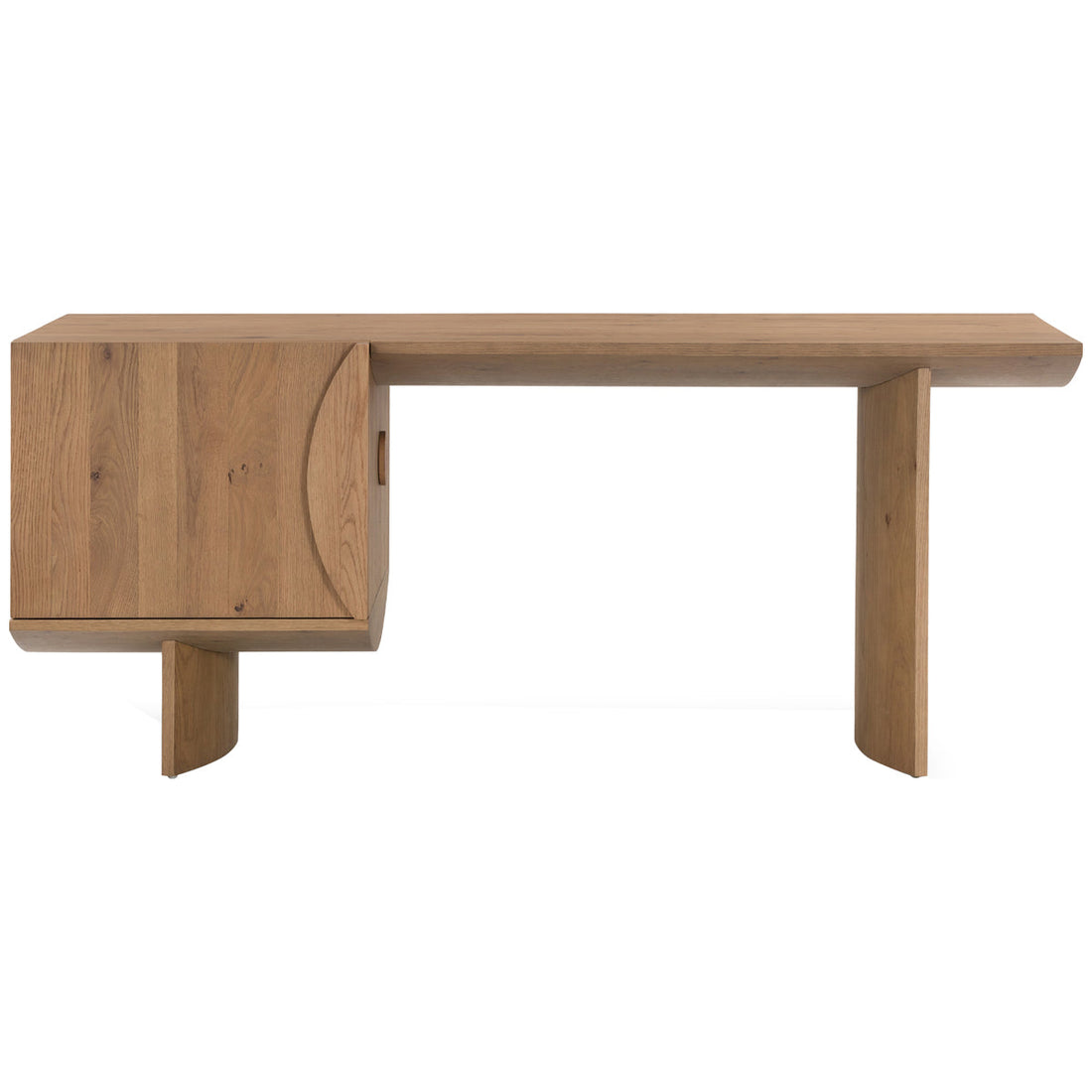 Four Hands Barton Pickford Desk - Dusted Oak Veneer