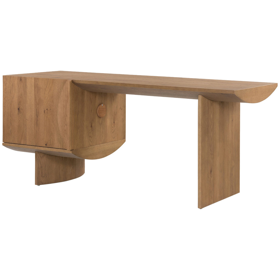 Four Hands Barton Pickford Desk - Dusted Oak Veneer