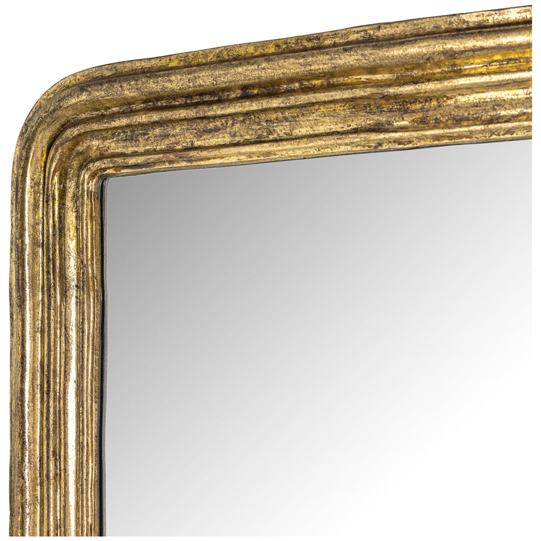 Four Hands Asher Vintage Louis Mirror - Antiqued Gold Leaf