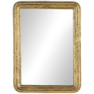 Four Hands Asher Vintage Louis Mirror - Antiqued Gold Leaf