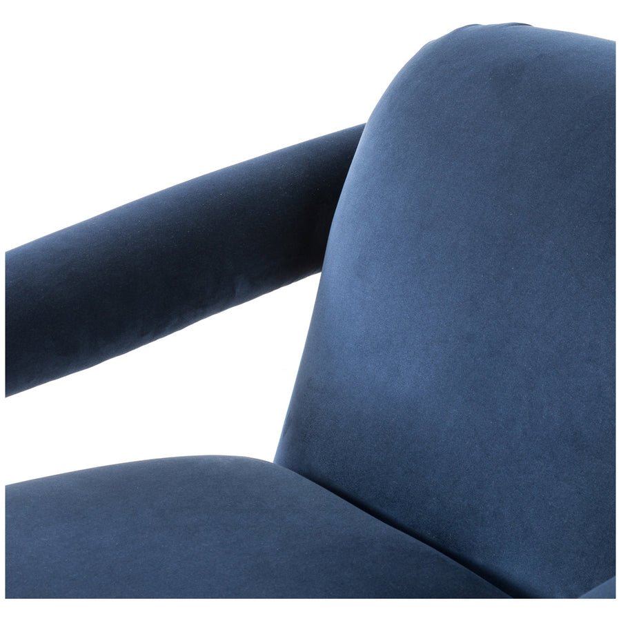 Four Hands Caswell Jordy Chair - Sapphire Navy