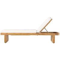 Four Hands Duvall Merit Outdoor Chaise Lounge - Natural Teak
