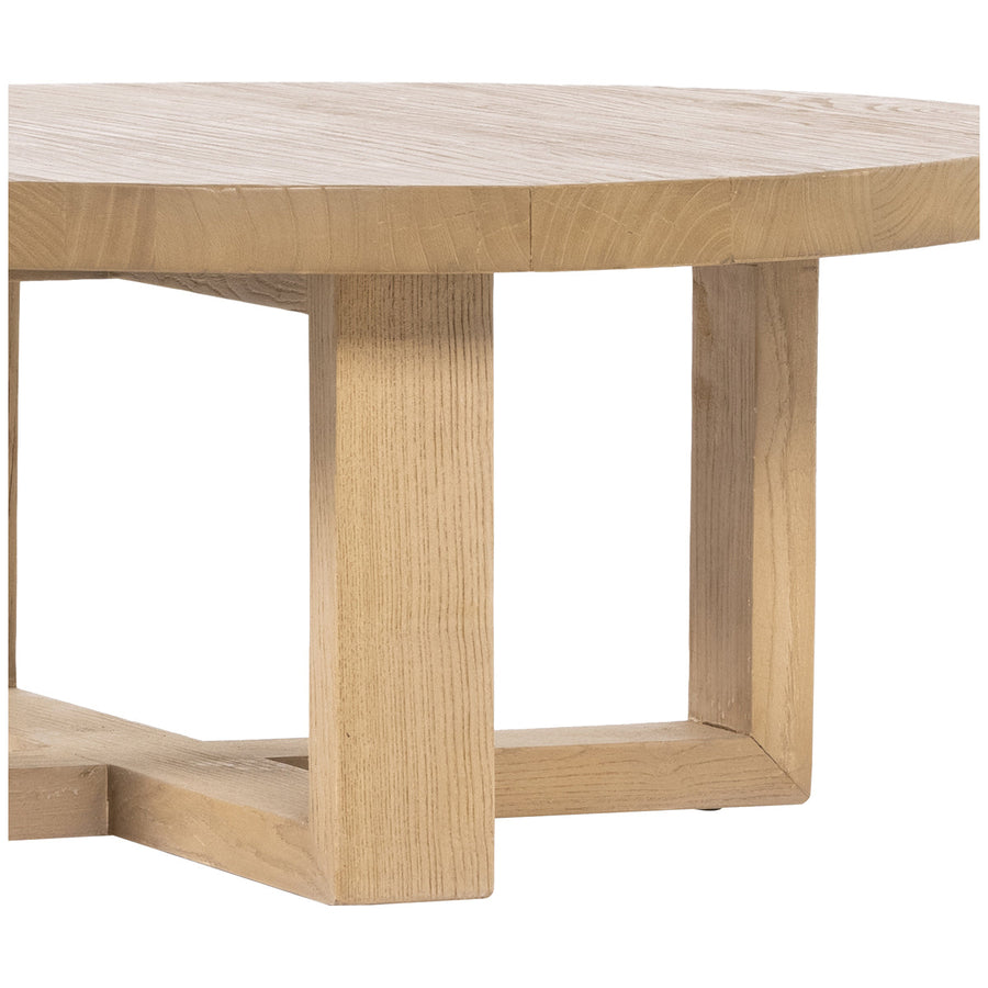 Four Hands Wells Liad Coffee Table - Natural Nettlewood