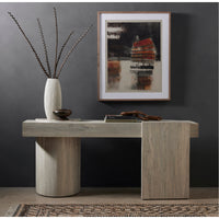Four Hands Wesson Georgie Console Table - Bleached Spalted