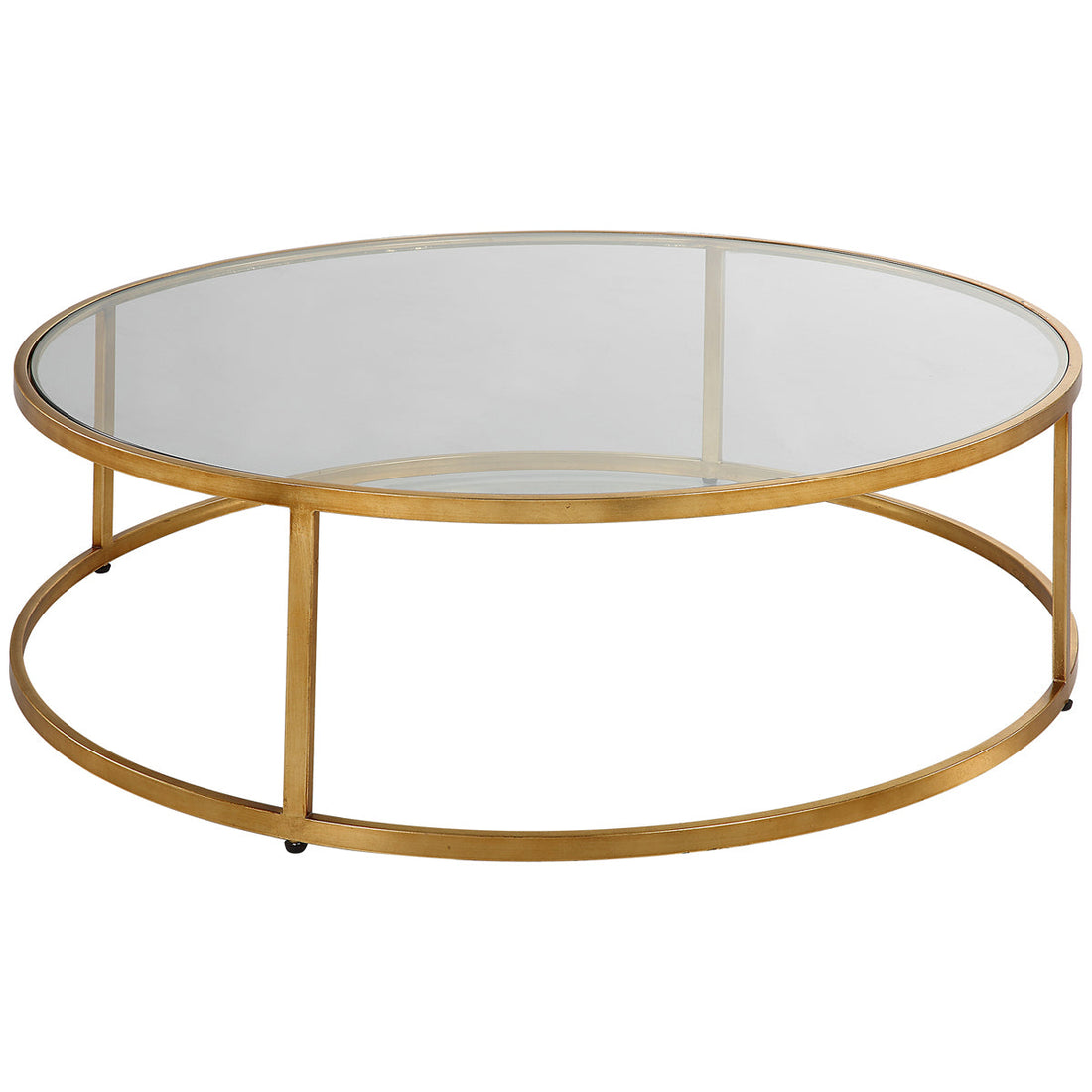Uttermost Radius Modern Circular Coffee Table