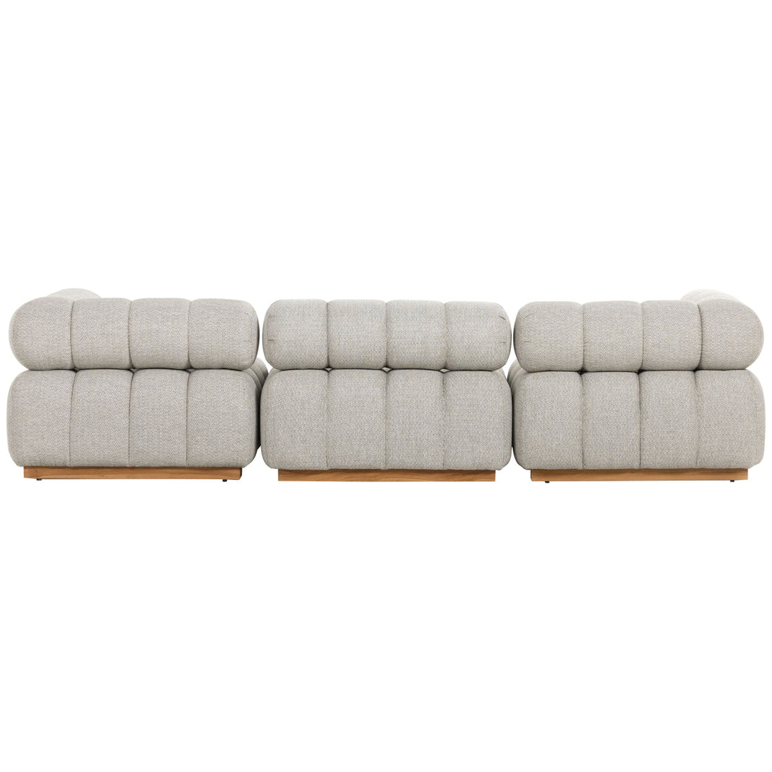 Four Hands Solano Roma Outdoor 3-Piece Sectional - Faye Ash