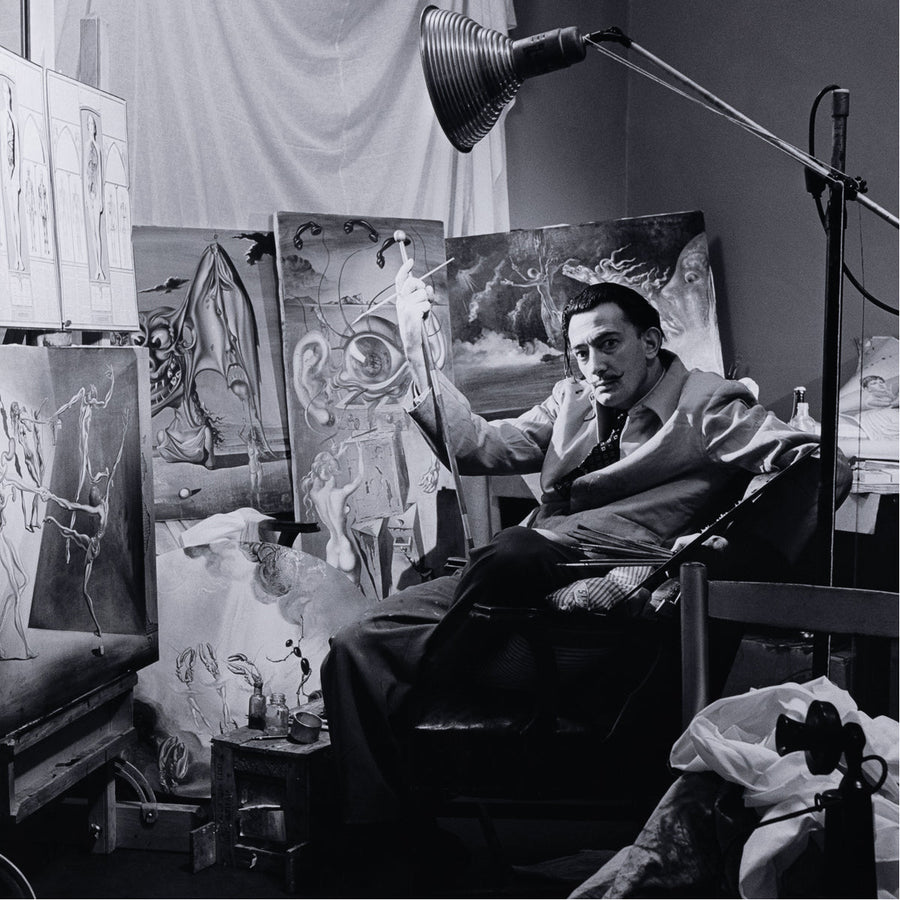 Four Hands Art Studio Salvador Dali in Studio I by Getty Image