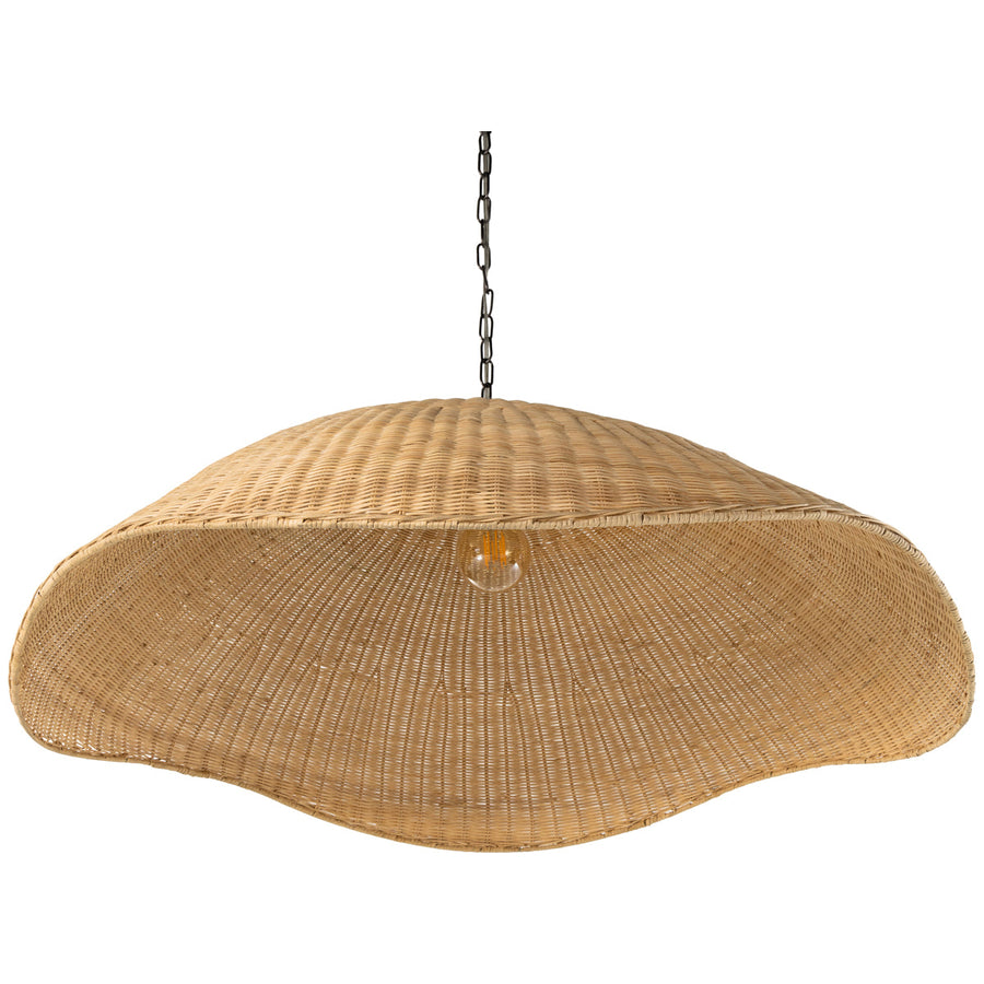 Four Hands Ryker Overscale Woven Rattan Pendant - Natural