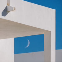 Four Hands Art Studio Blue Sky & Half Moon by Getty Images