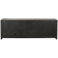 Four Hands Irondale Millie Media Console - Drifted Matte Black