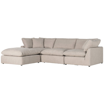 Four Hands Centrale Stevie 3-Piece LAF Sectional with Ottoman