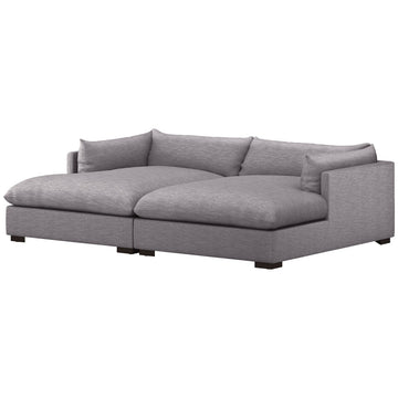 Four Hands Atelier Westwood Double Chaise Sectional - Silver Spoon