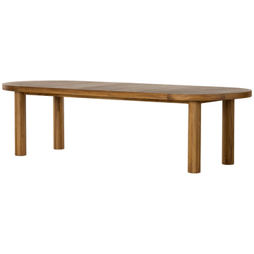 Four Hands Pembrook Messina 112-Inch Outdoor Dining Table - Natural