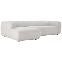 Four Hands Oslo Nara 2-Piece Sectional with Chaise - Gibson Wheat