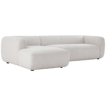 Four Hands Oslo Nara 2-Piece Sectional with Chaise - Gibson Wheat