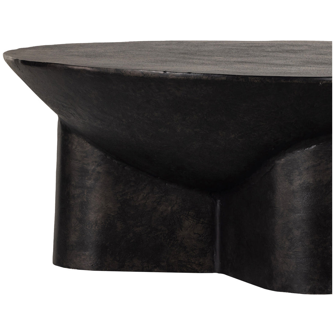 Four Hands Marlow Sante 36-Inch Coffee Table - Raw Black
