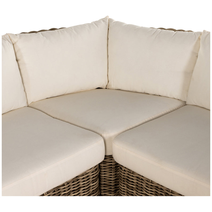 Four Hands Pembrook Messina Outdoor 3-Piece Sectional - Natural