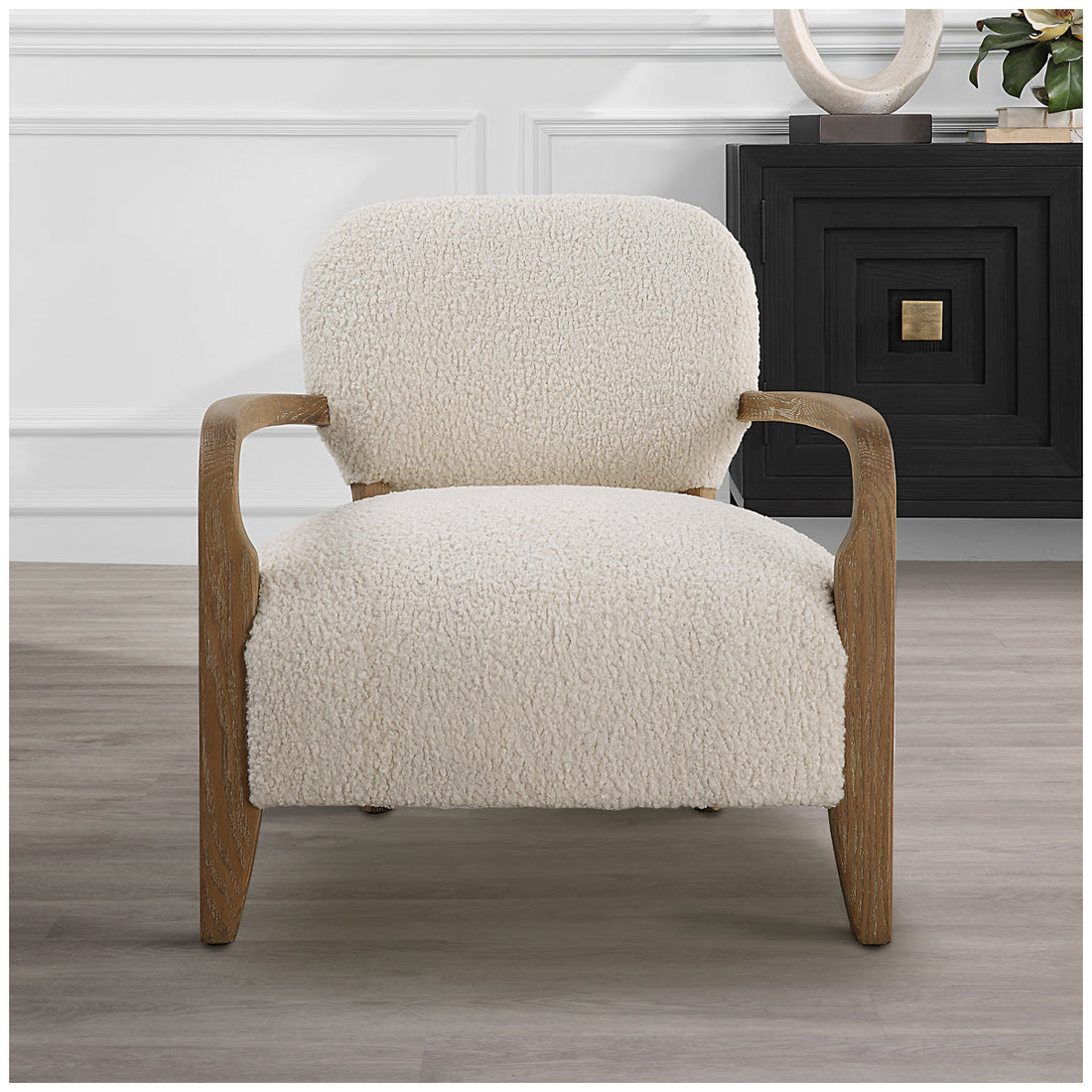 Uttermost Telluride Natural Shearling Accent Chair