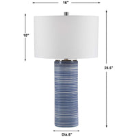 Uttermost Montauk Striped Table Lamp