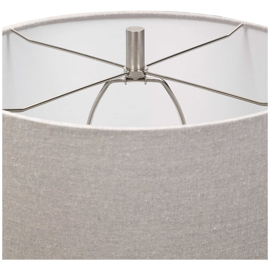 Uttermost Comanche White Crackle Table Lamp