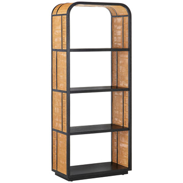 Currey and Company Anisa Black Etagere