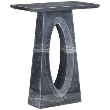 Currey and Company Demi Black Side Table