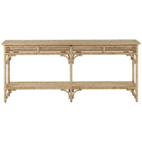 Currey and Company Olisa Large Rope Console Table