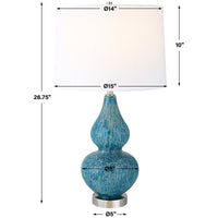 Uttermost Avalon Blue Table Lamp