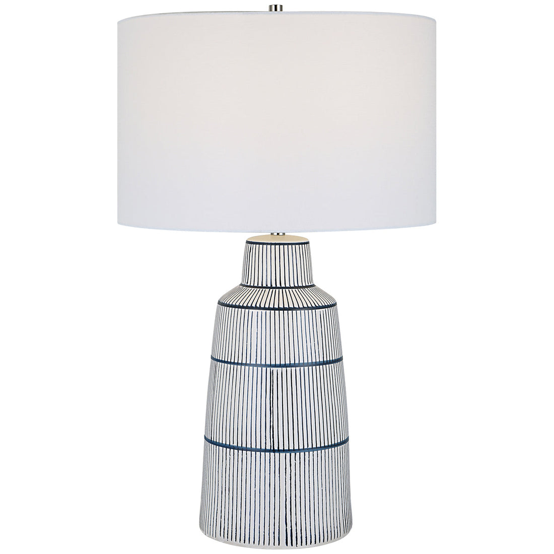 Uttermost Breton Nautical Stripe Table Lamp