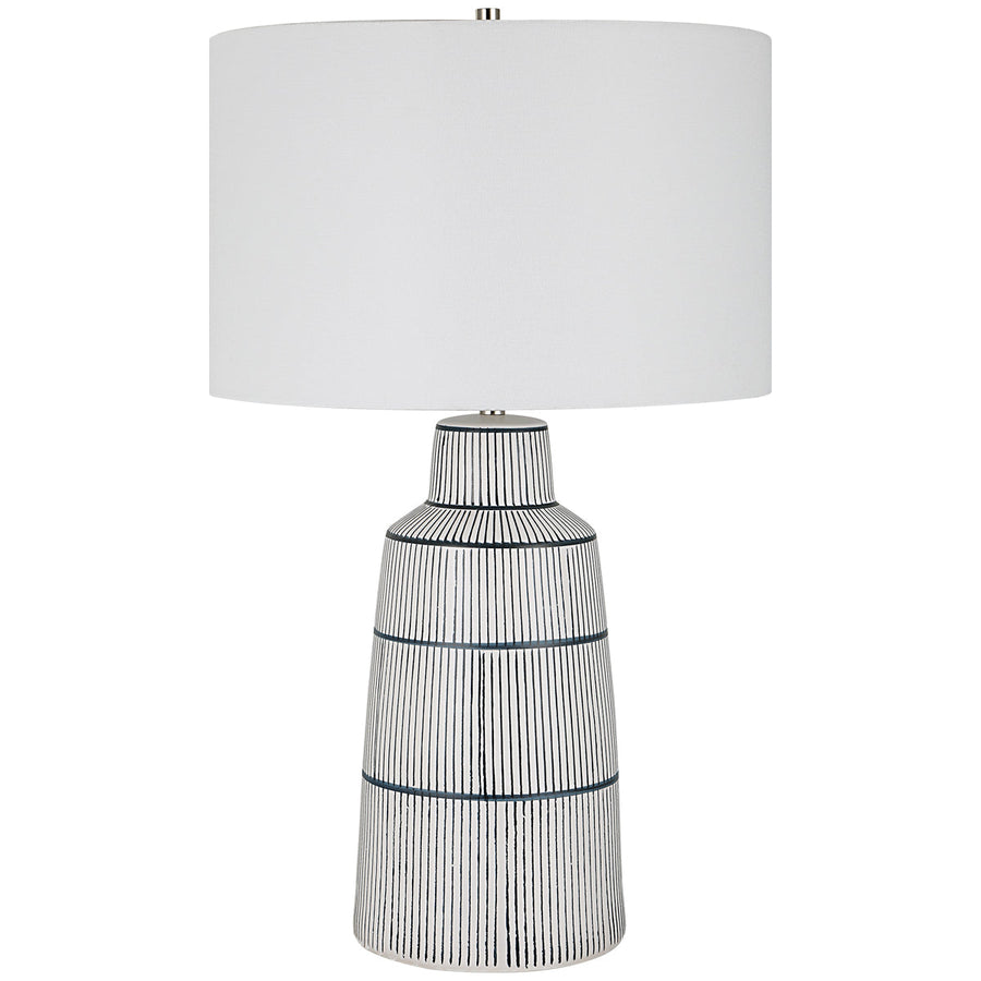 Uttermost Breton Nautical Stripe Table Lamp