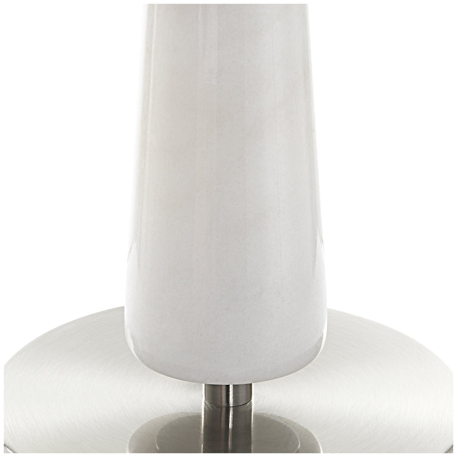 Uttermost Hourglass White Table Lamp
