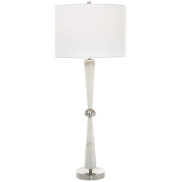 Uttermost Hourglass White Table Lamp